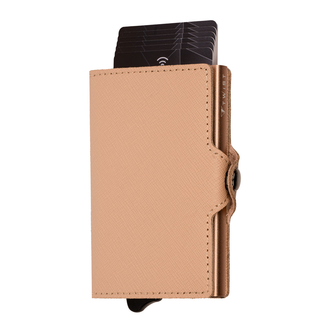 TWIST Terrano RFID Wallet – Premium Saffiano Leather Card Holder