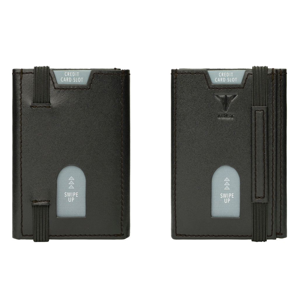 TWIST Micro Wallet – Slim Genuine Leather Card Holder