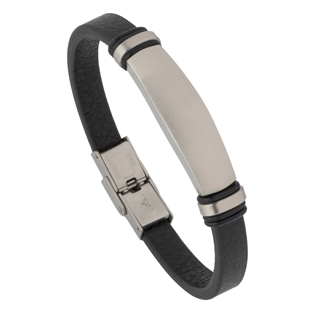 Twist Signature Leather Bracelet