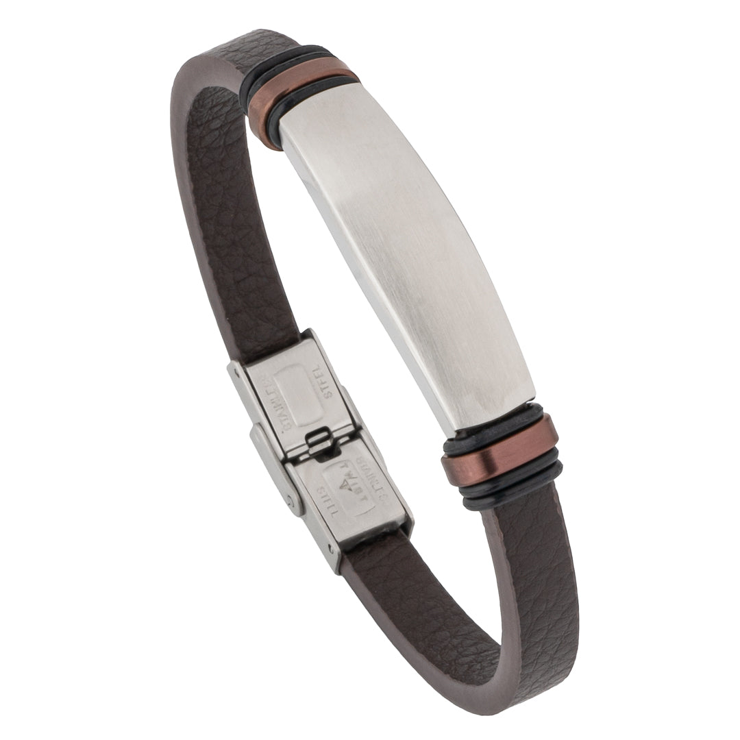 Twist Signature Leather Bracelet