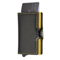 TWIST Fiberflex Solo RFID Wallet – Carbon Fiber with Coin Pocket
