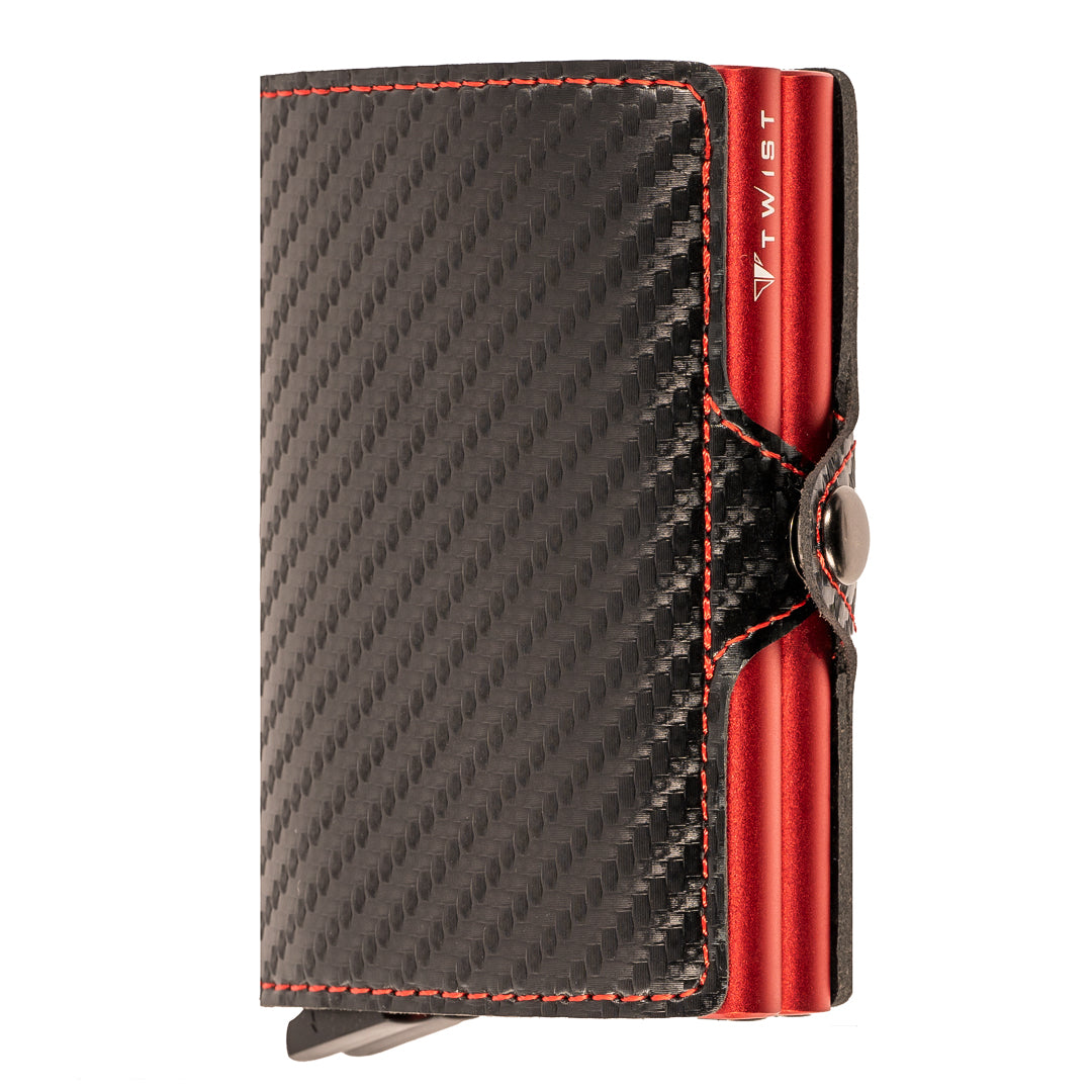 TWIST Fiber Dos RFID Wallet – Luxury Carbon Fiber Card Holder
