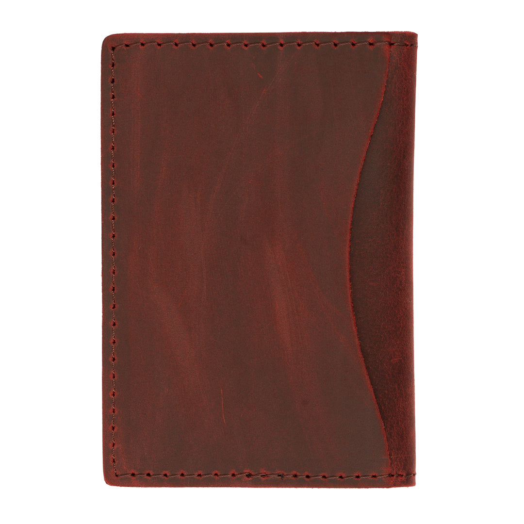 TWIST Practy Fold Wallet – Slim Brushed Leather Card Holder