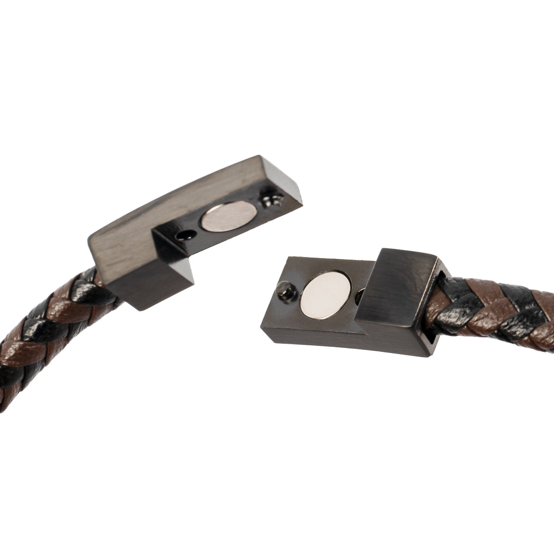 Twist Triple Wrap Leather Bracelet