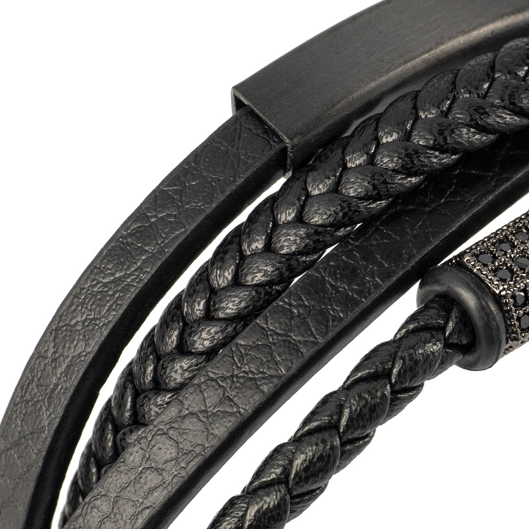 Twist Urban Voyager Leather Bracelet