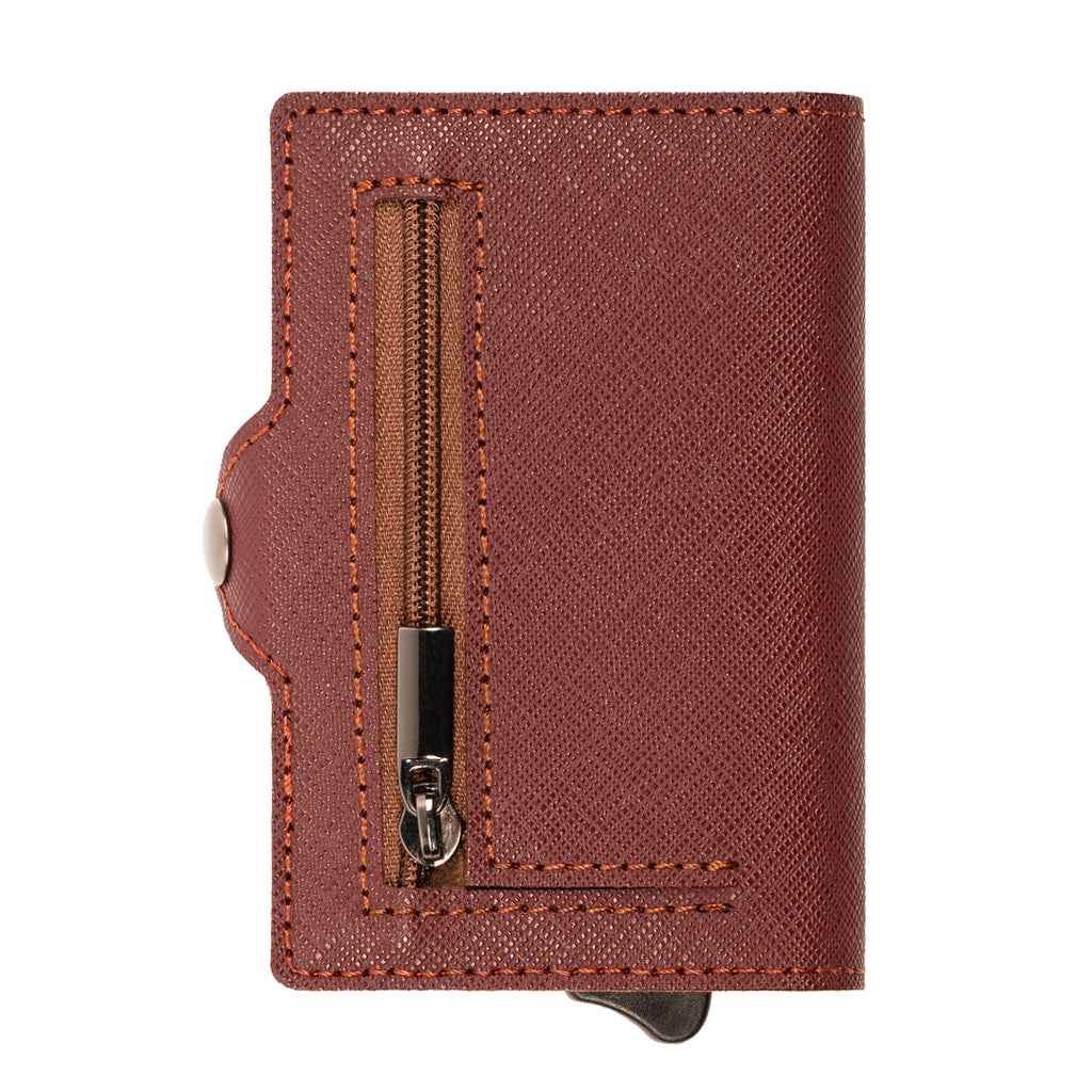 TWIST Terrano RFID Wallet – Premium Saffiano Leather Card Holder