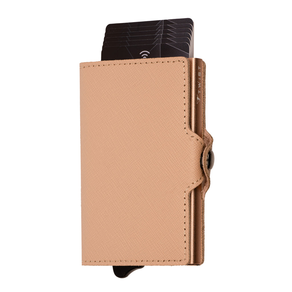 TWIST Terrano RFID Wallet – Premium Saffiano Leather Card Holder