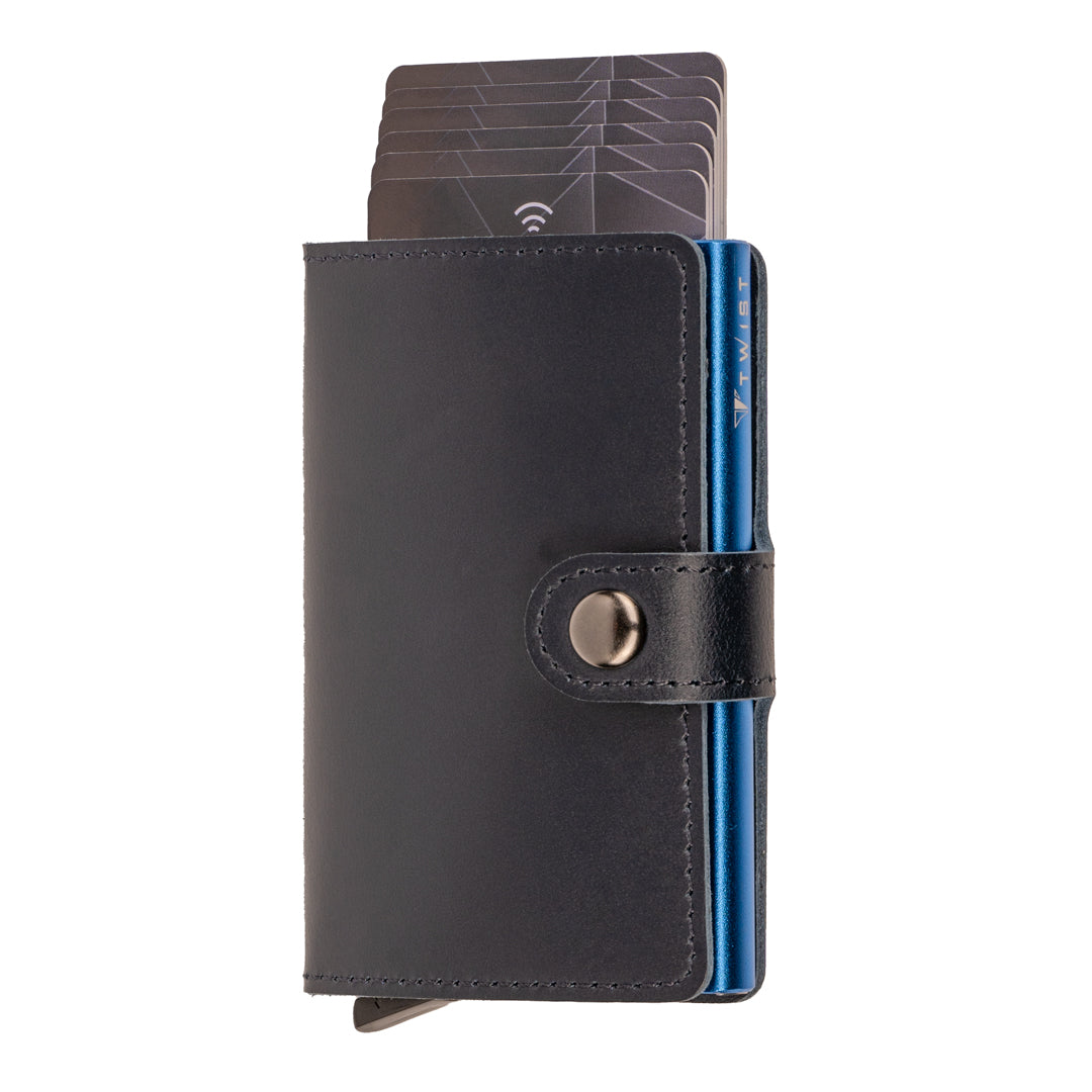 TWIST Classic Solo RFID Wallet – Slim Genuine Leather Card Holder