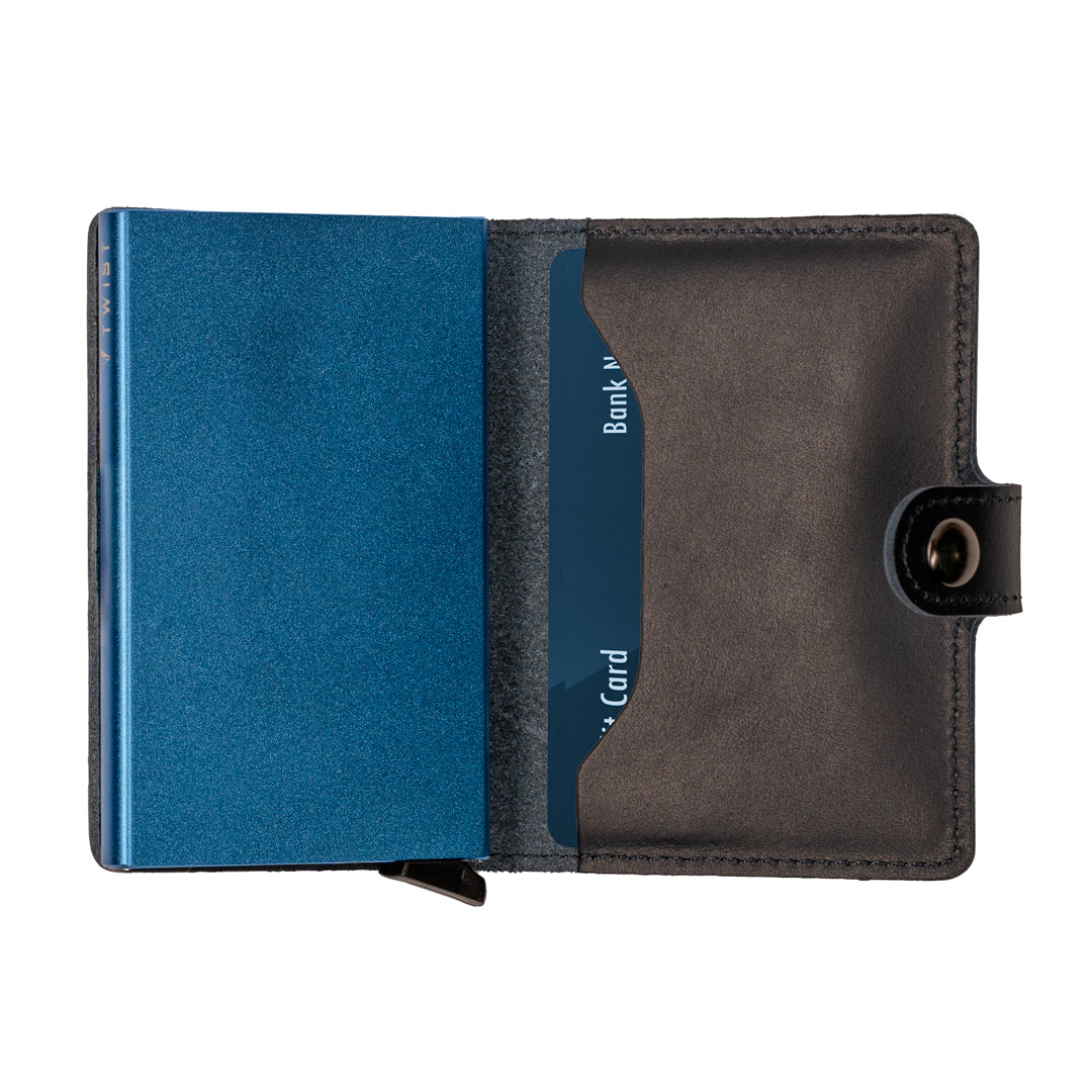 TWIST Classic Solo RFID Wallet – Slim Genuine Leather Card Holder