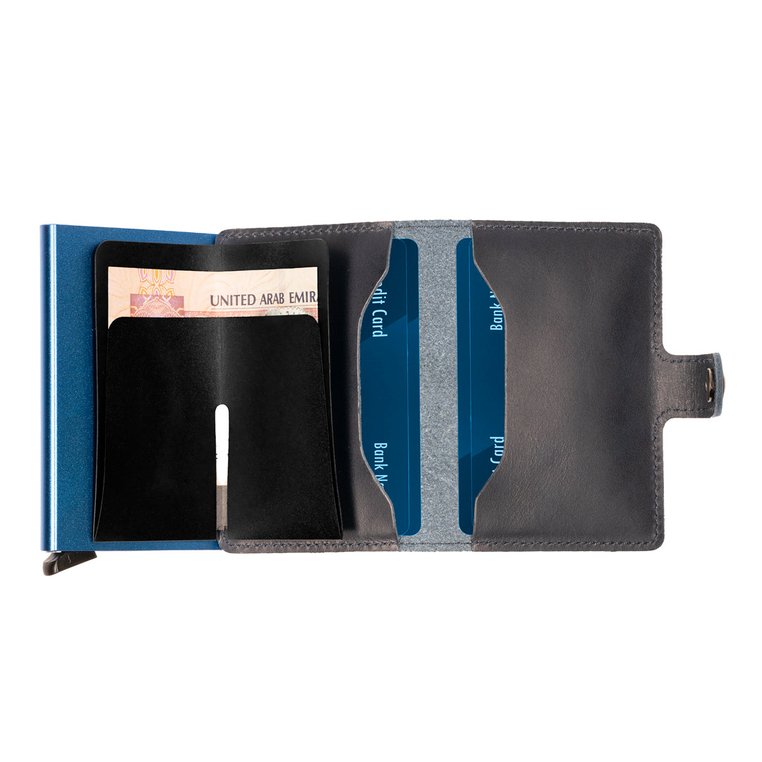 TWIST Classic Solo RFID Wallet – Slim Genuine Leather Card Holder