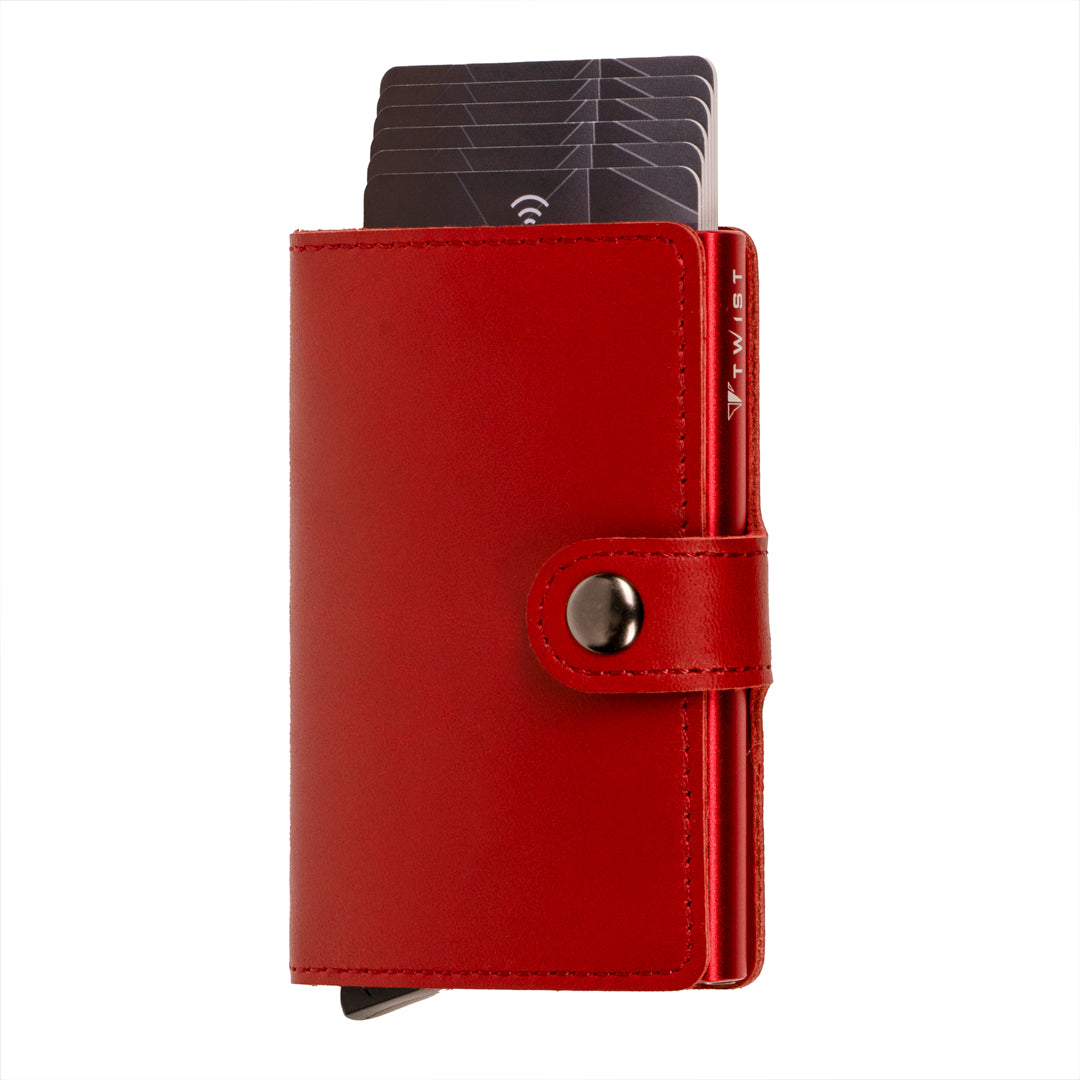 TWIST Classic Solo RFID Wallet – Slim Genuine Leather Card Holder